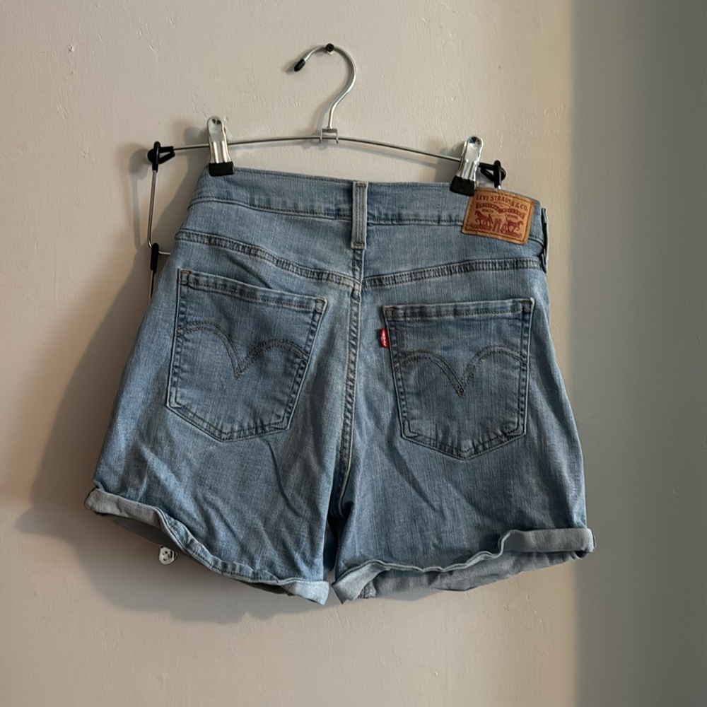 Levi High Rise Mid Length Shorts - Picture 3 of 3